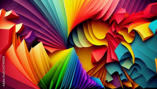 Colorful rainbow abstract background. 