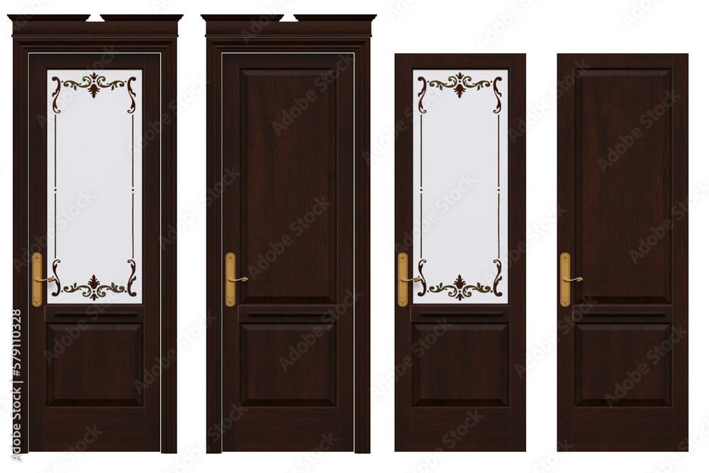 interior doors isolate on a transparent background, interior furniture, 3D illustration, cg render
interior doors isolate on a transparent background, interior furniture, 3D illustration, cg render