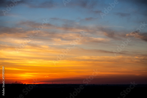 Beautiful sunset with wonderful cloudscape © StefanieMüller