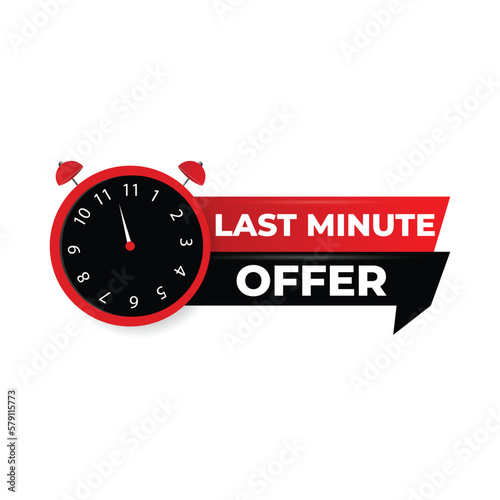 Free vector flat banner for offer sale illustration