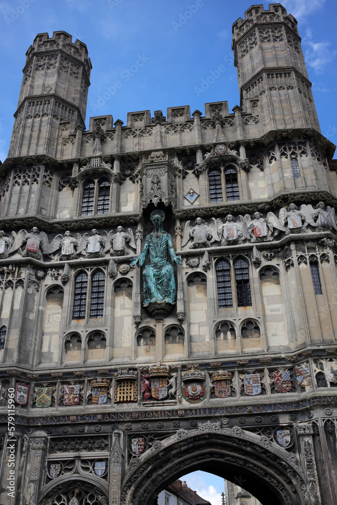 Obraz premium Christchurch Gate - Entrance to the Cathedral - Canterbury - England - UK