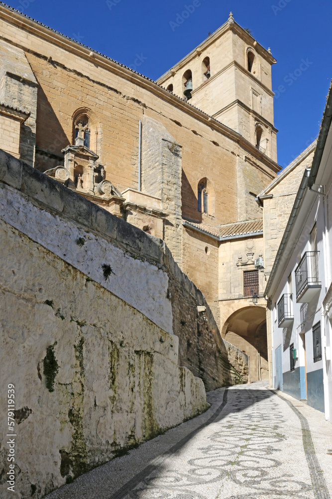 Historic building in Alhama de Granada in Andalucia, Spain	