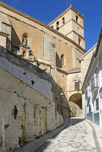 Historic building in Alhama de Granada in Andalucia, Spain 
