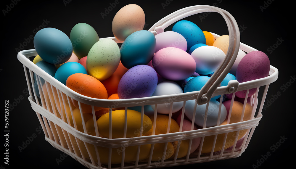 easter bunny with eggs easter bunny with eggs