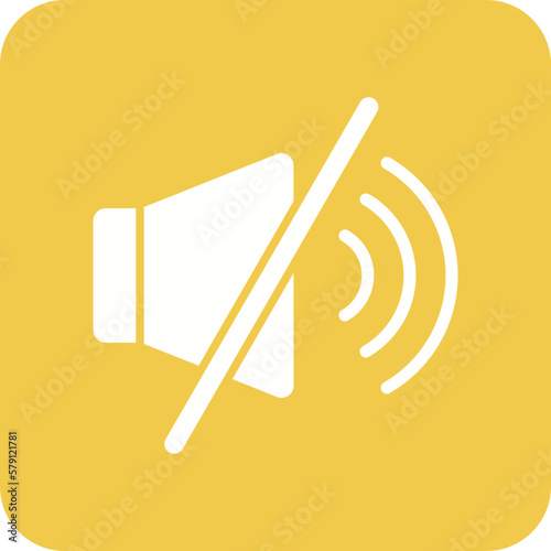 Muted Multicolor Round Corner Glyph Inverted Icon