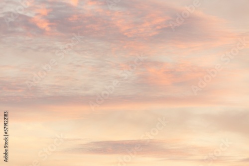 Airy Pastel Pink Cloudscape