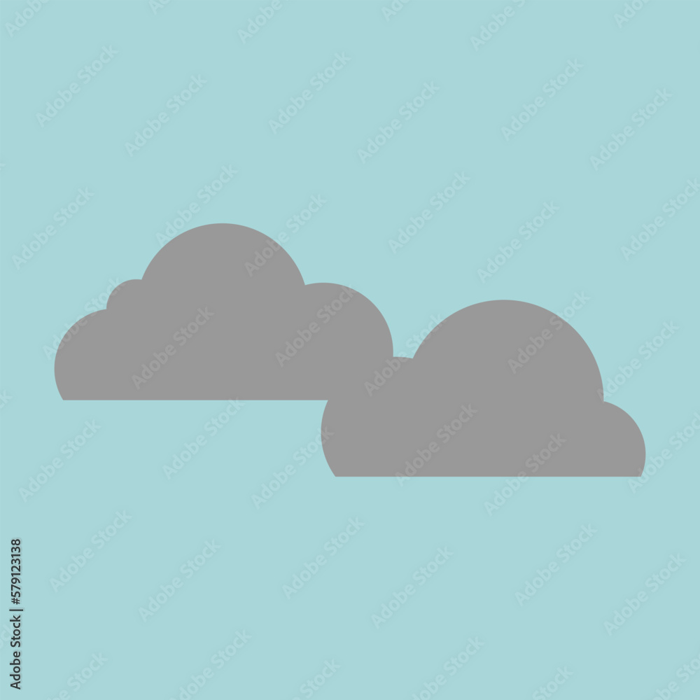 Weather icon. Weather forecast. Clouds Sky. Set. Vector illustration. Weather icon. Weather forecast. Clouds Sky. Set. Vector illustration.