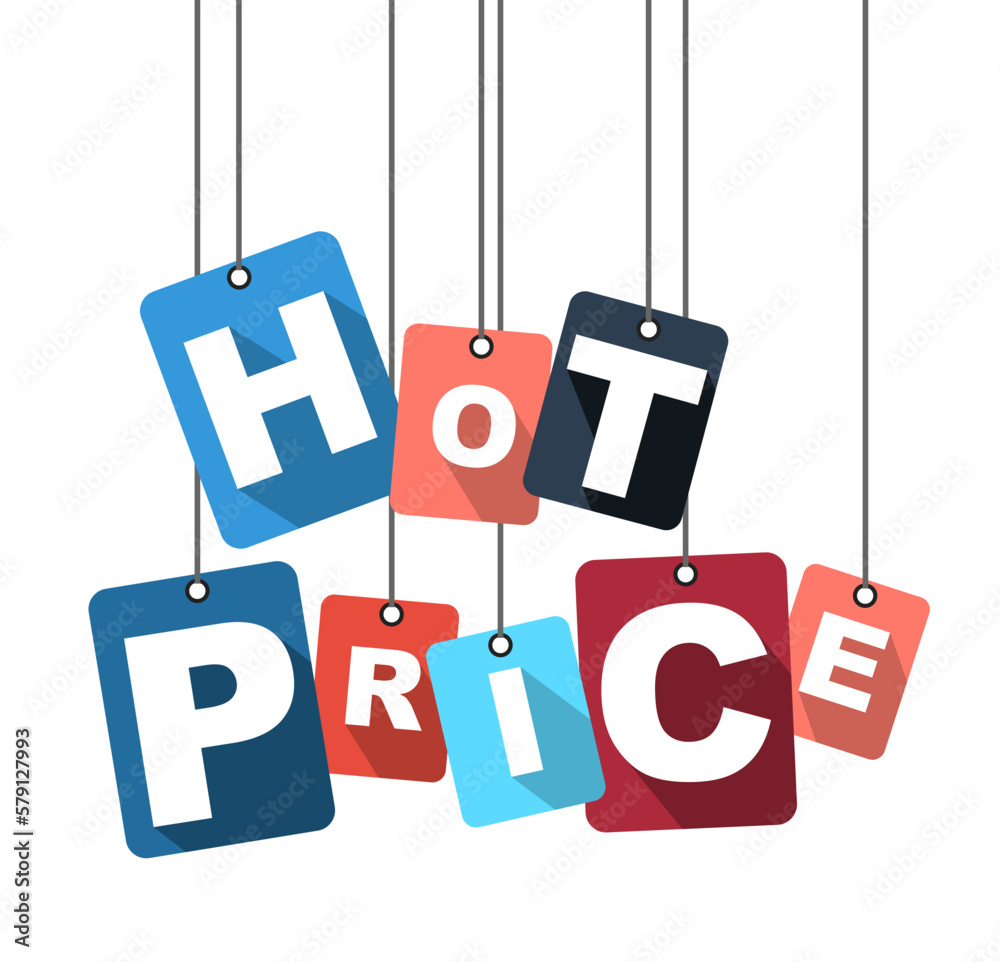 vector illustration background hot price