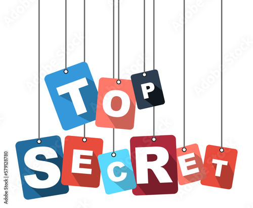 vector illustration background top secret