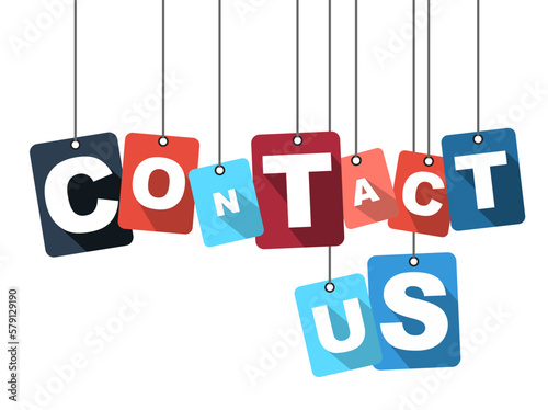 vector illustration background contact us
