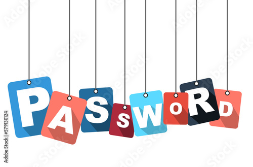 vector illustration background password
