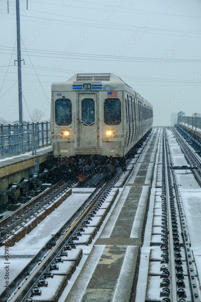 Naklejka premium City train