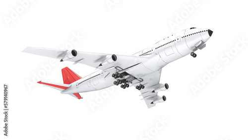 plane isolated on white background