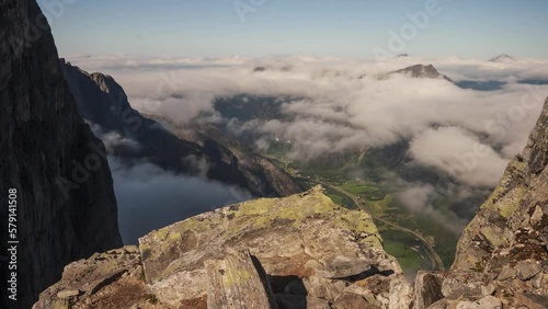 Clouds in the romsdal valley photo