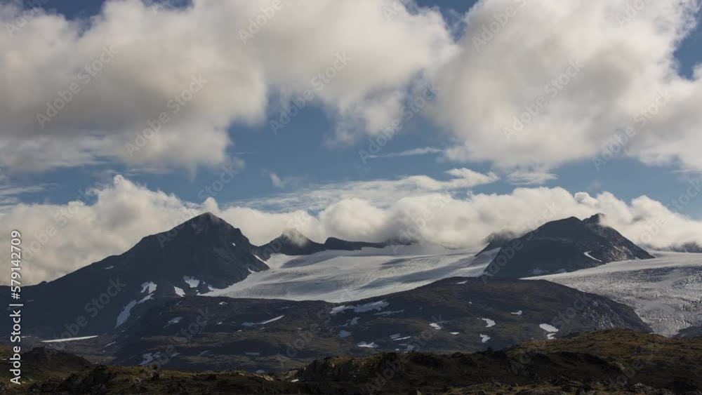clouds over the glacier smoerstabbbreen clouds over the glacier smoerstabbbreen
