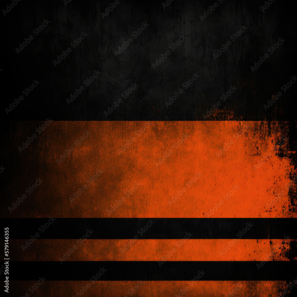 Black and Orange Grunge Background Texture - Black and Orange Grunge Backgrounds Series - Grunge Wallpaper created with Generative AI technology