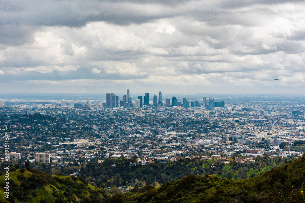 Los Angeles Skyline From Griffith Park