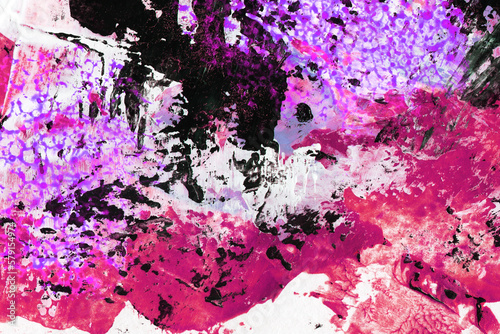 Hand drawn abstract multicolored acrylic texture. Colourful background.