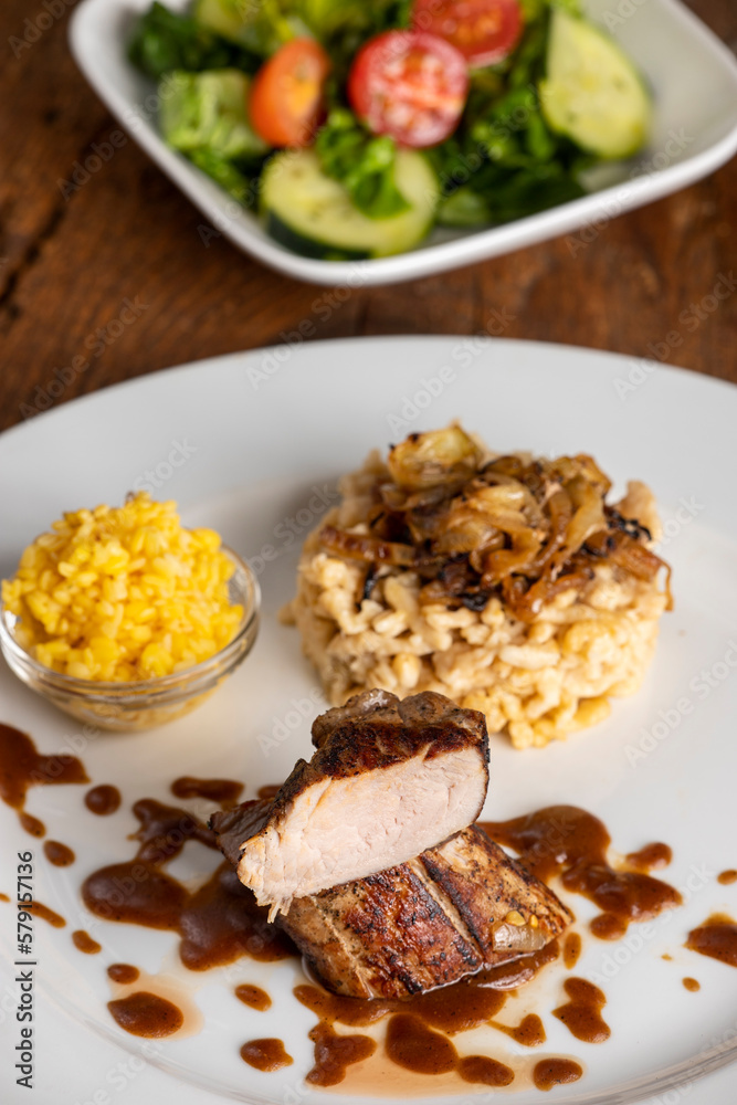 Fototapeta premium roasted pork fillet