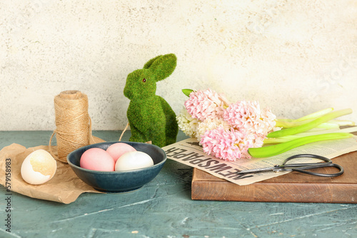 Beautiful hyacinth flowers,...