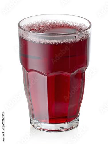 Fotografía glass of red grape juice