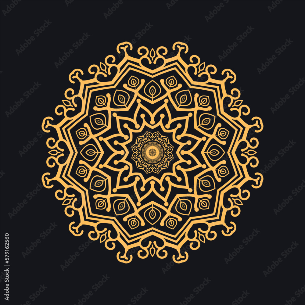 Mandala design background Islamic background 