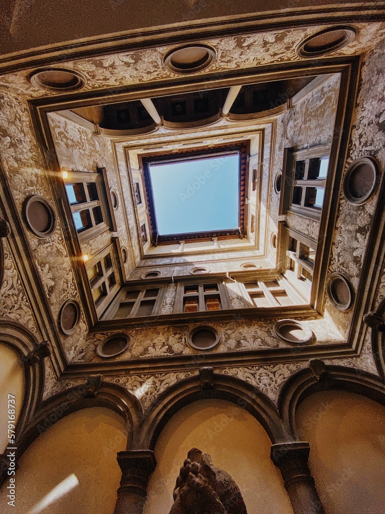 Interior of Santa Maria Novella - obrazy, fototapety, plakaty 