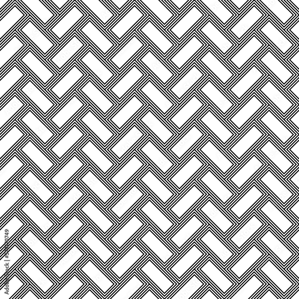 Herringbone pattern. Rectangles slabs tessellation. Seamless surface ...