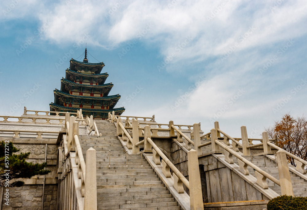 Obraz premium National Folk Museum in Seoul