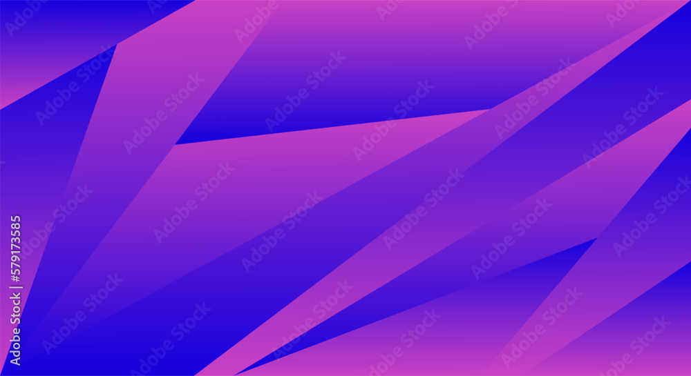 Obraz premium geometric abstract gradient background. purple and blue background for banner, web, and others