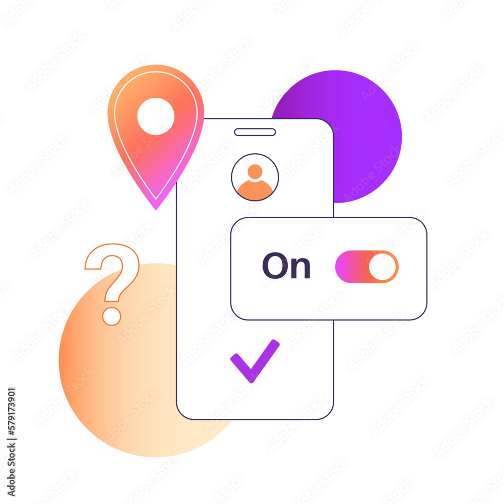 GPS activation toggle GPS activation toggle