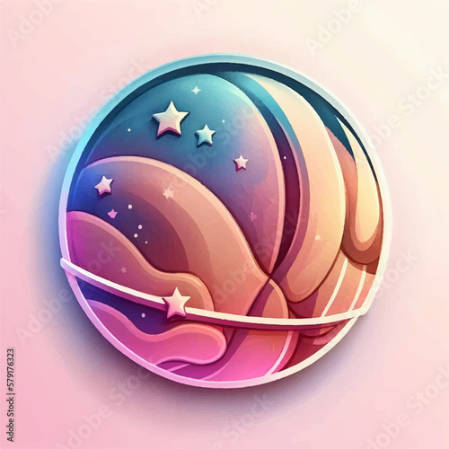 Basketball Logo for girls basketball team. American Logo Sport