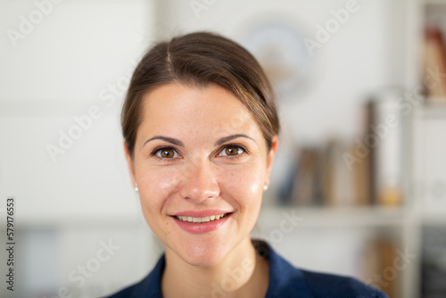 Successful business woman posing in her office Free Download Successful business woman posing in her office - GFXLoad
