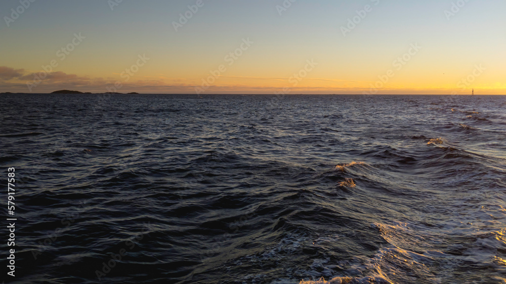 Sunset on the Norwegian Sea
