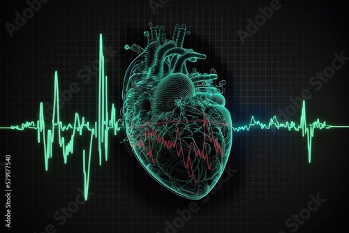 Heart Beat. Generative AI