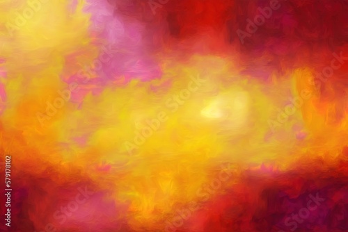 Painting textured background in warm tones. Generative AI illustration © Pajaros Volando