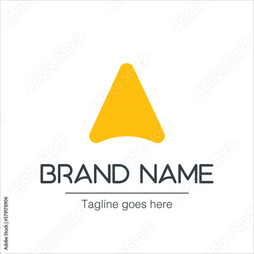 Letter A logo creative icon...