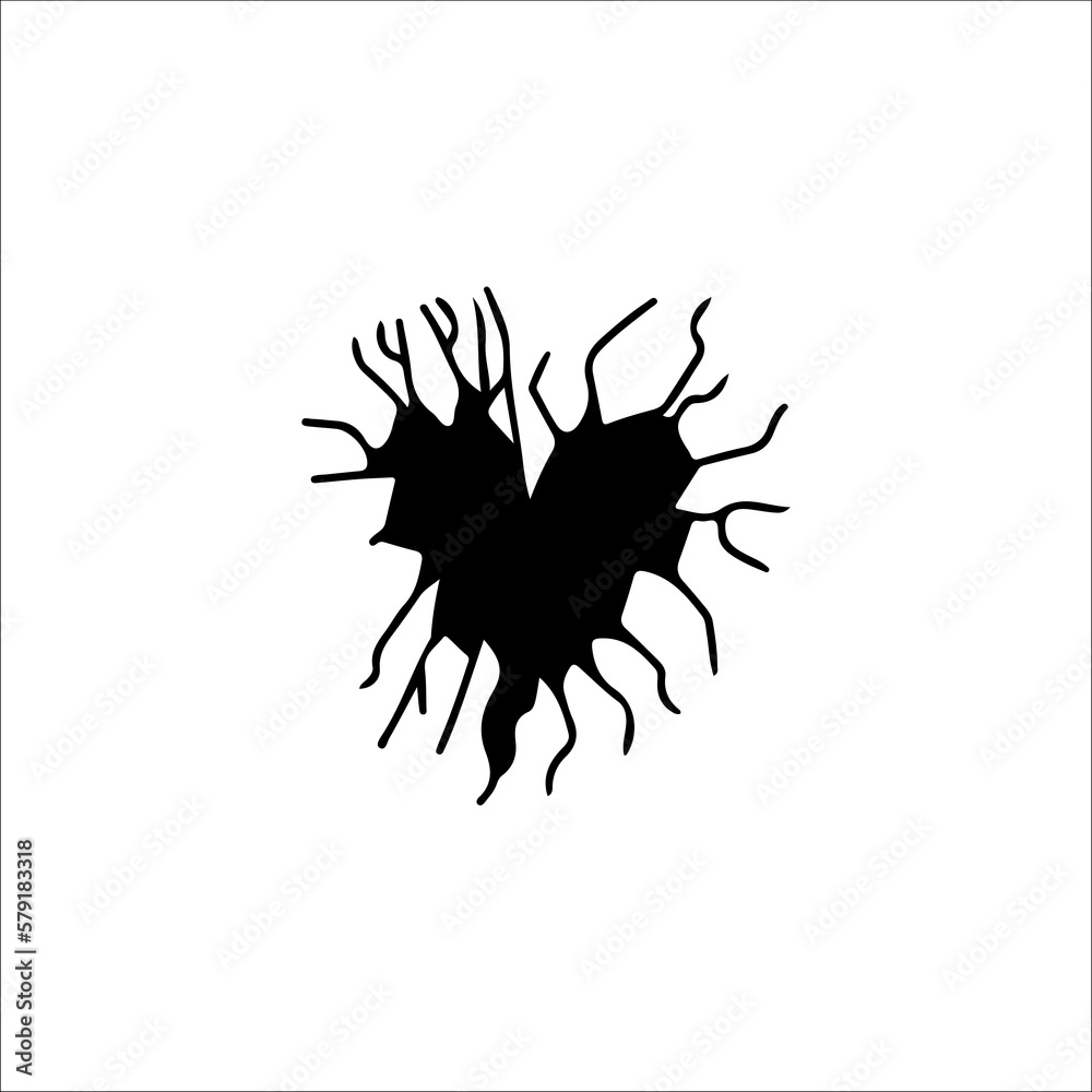 vector illustration of glass heart concept vector illustration of glass heart concept
