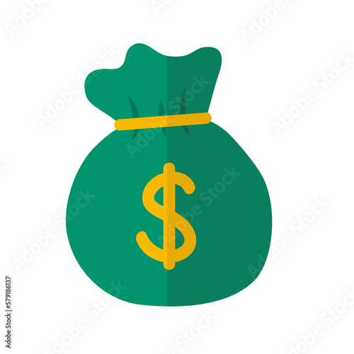 money bag icon png image with transparent background