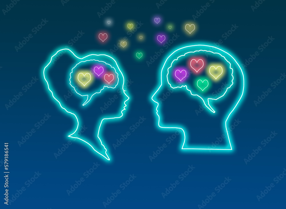 artificial intelligence digital love, creative design, online dating artificial intelligence digital love, creative design, online dating