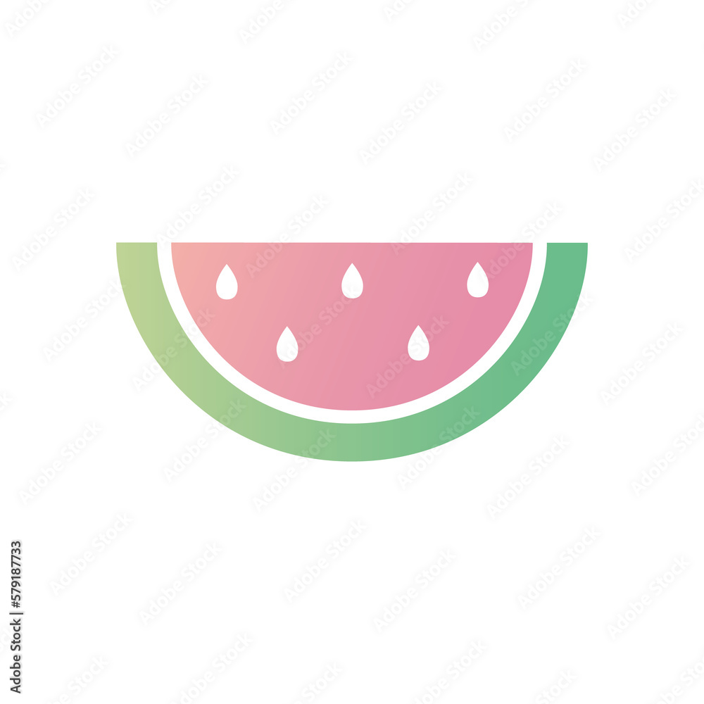 Summer watermelon png icon with transparent background Summer watermelon png icon with transparent background