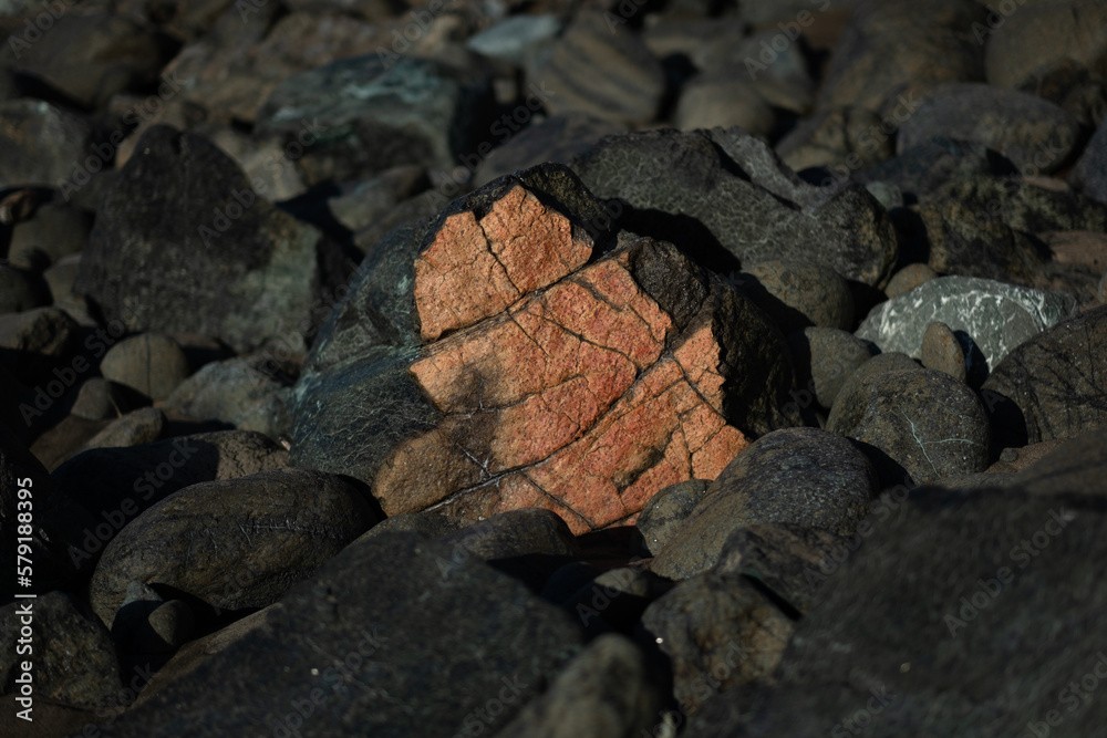 Textures of rocks at the beach. Textures of rocks at the beach.