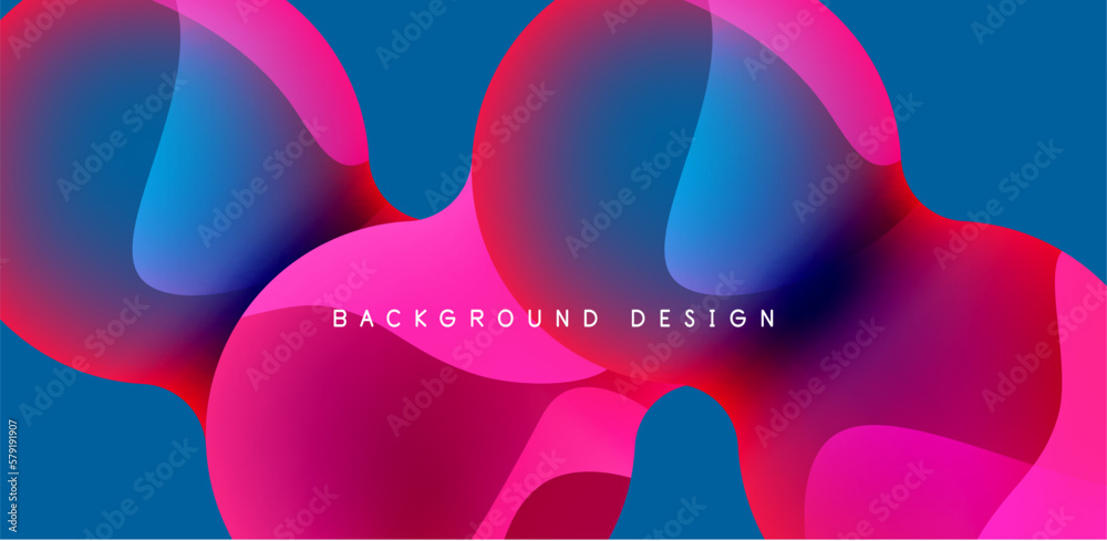 Spheres and circles abstract background, trendy colorful design. Vector Illustration For Wallpaper, Banner, Background, Card, Book Illustration, landing page Spheres and circles abstract background, trendy colorful design. Vector Illustration For Wallpaper, Banner, Background, Card, Book Illustration, landing page