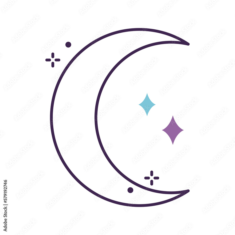 png image of moon icon with stars with transparent background png image of moon icon with stars with transparent background