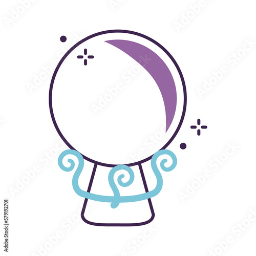 witch crystal ball icon png image with transparent background photo