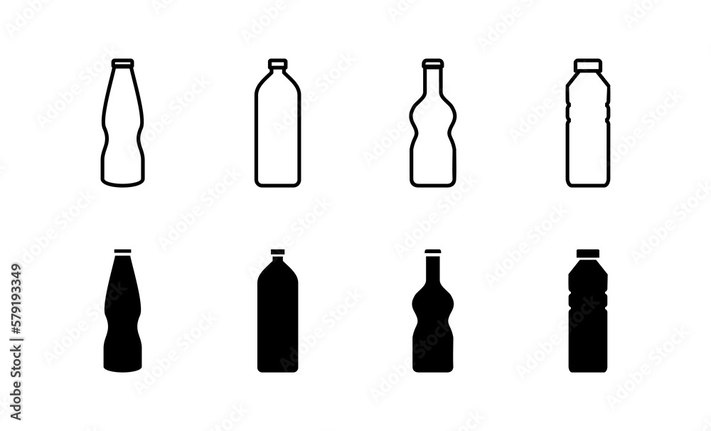 Bottle icon vector for web and mobile app. bottle sign and symbol Bottle icon vector for web and mobile app. bottle sign and symbol