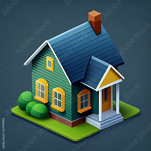 Home Icon - AI-Generated