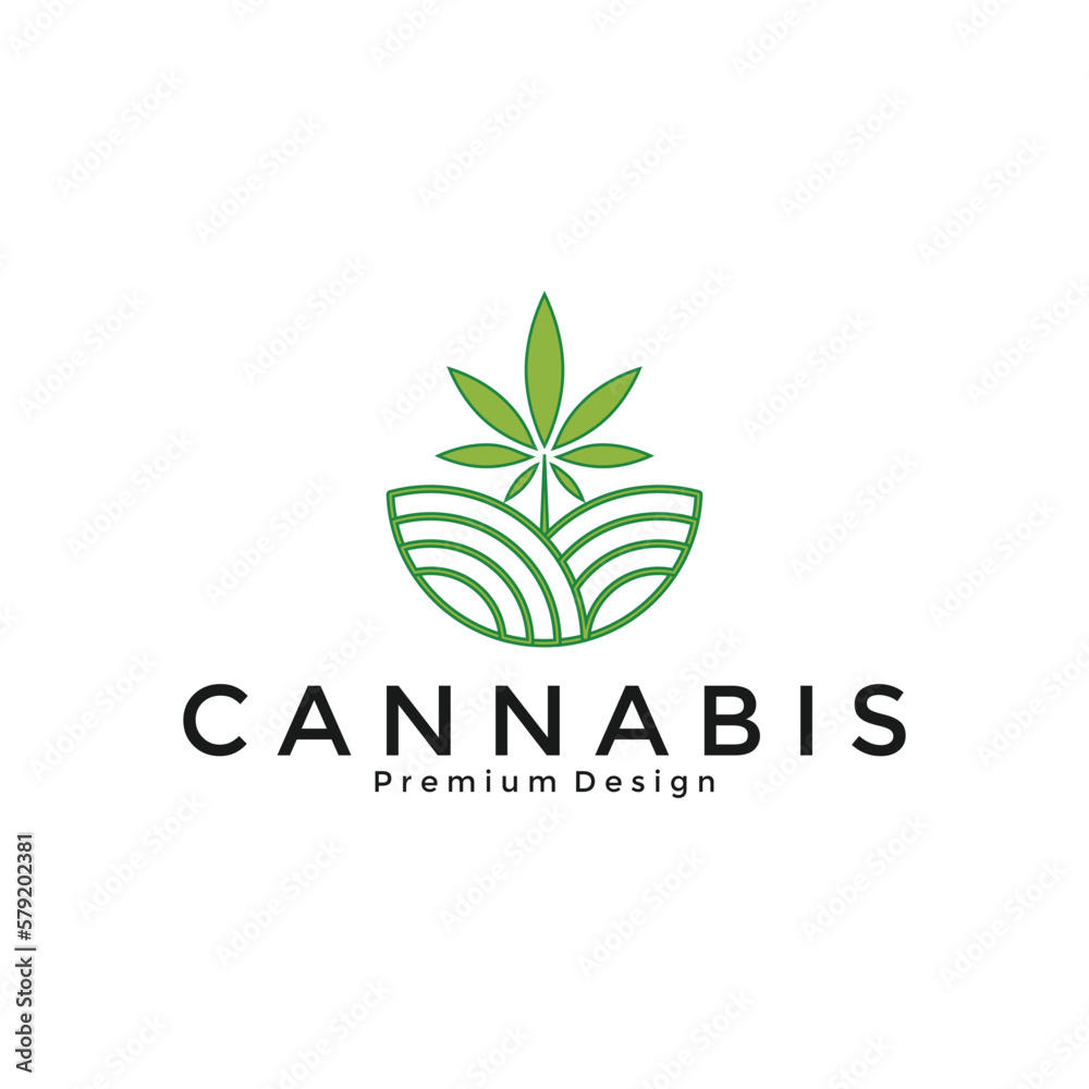 Cannabis or Marijuana Logo Design Vector Cannabis or Marijuana Logo Design Vector