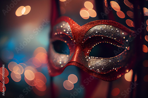 carnival venetian mask.generative ai