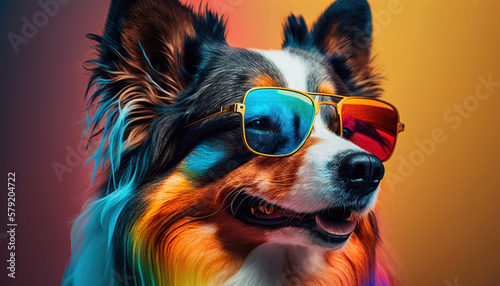 dog in sunglasses © Wesley